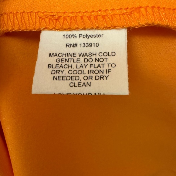 NWT Show Me Your Mumu Clara Collared Mini Dress Orange Size M Cantaloupe - Picture 7 of 11